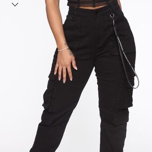 Black Cargo Pant